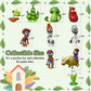 Genqiang Action Figures Set, 10 Pieces Mini Figurines, Surprise Game Series PVC Toys for Kids and Fans, Ideal for Collection Party Supplies Cupcake