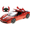 PowerTRC Remote Control Car, Ferrari 458 RC 1:14 Scale Official Licensed Battery Operated Model Sports Car w/Headlights & Convertible Roof Gift Ideas