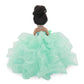 KINNEX COLLECTIONS SINCE 1997 17" Quinceañera Centerpiece Doll - Ruffled Gown, Mis Quince Años Table Decoration & Keepsake ARC8421-25R (Mint)