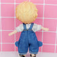 XiDonDon 1/12 BJD Doll Clothes Fashion Suspender Pants T-Shirt Set for ob11 gsc body9 Dolls Accessories (Dark Blue)