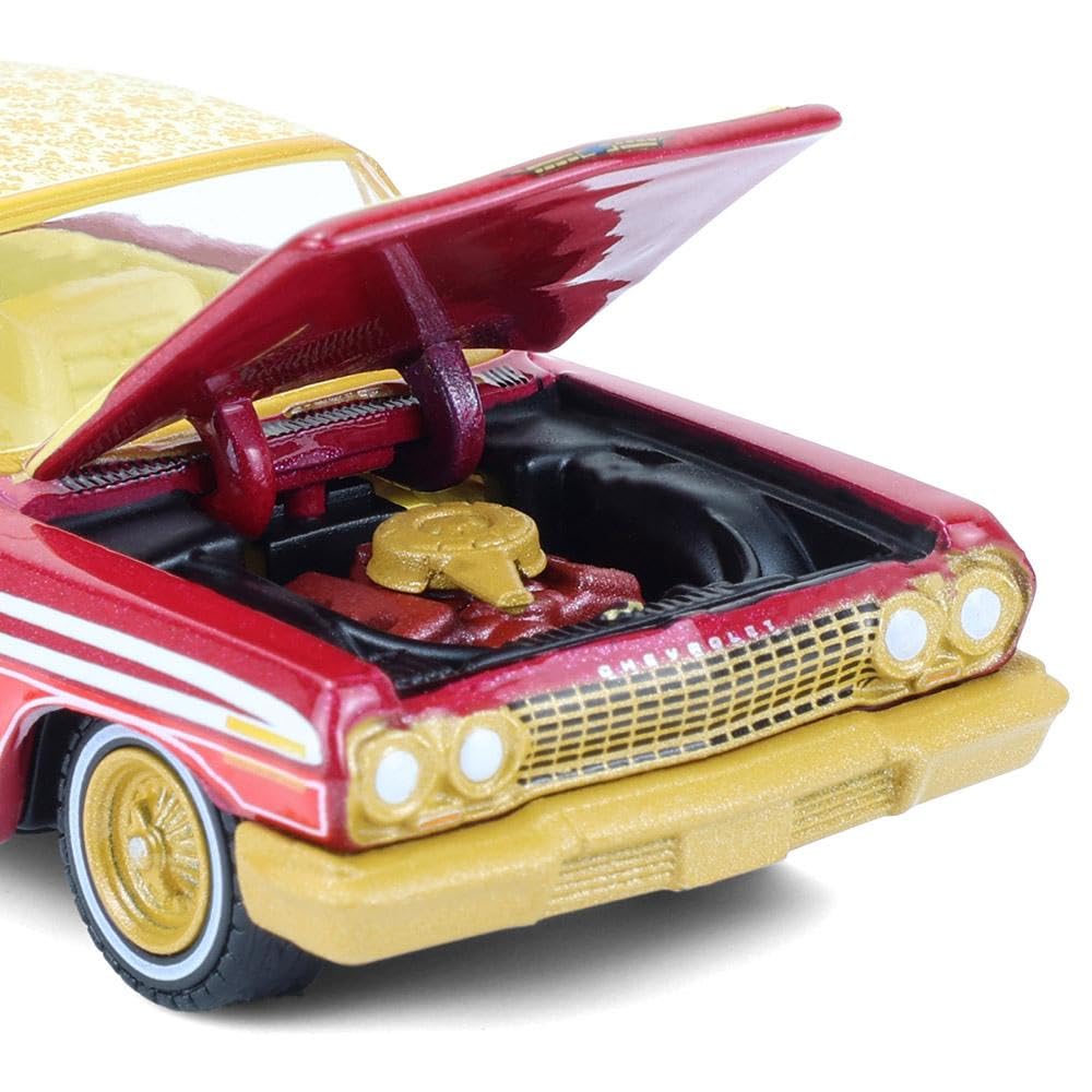 Greenlight 1/64 1963 Chevrolet Impala Lowrider, Michael Heralda Special Edition, Hobby Exclusive 2020001