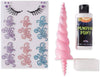 HearthSong 3-D Unicorn Pumpkin Decorating Kit - Halloween Arts and Crafts for Kids - Includes Pumpkin Paint, Jewel Designs, Screw in Horn