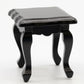 Dollhouse Miniature Side Table, Black