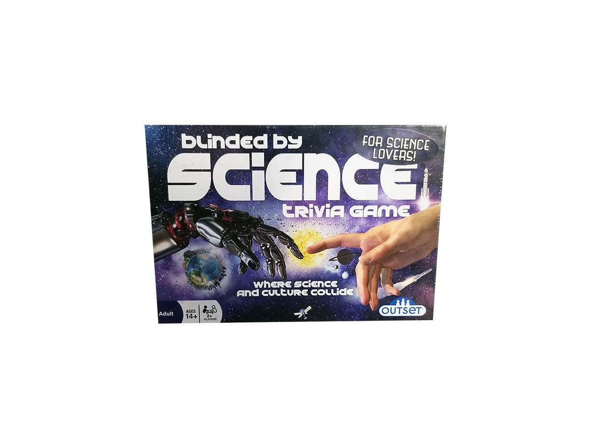 Outset Media Blinded by Science - The Trivia Card Game for Science Lovers! - for 2 or More Players Ages 14 and up