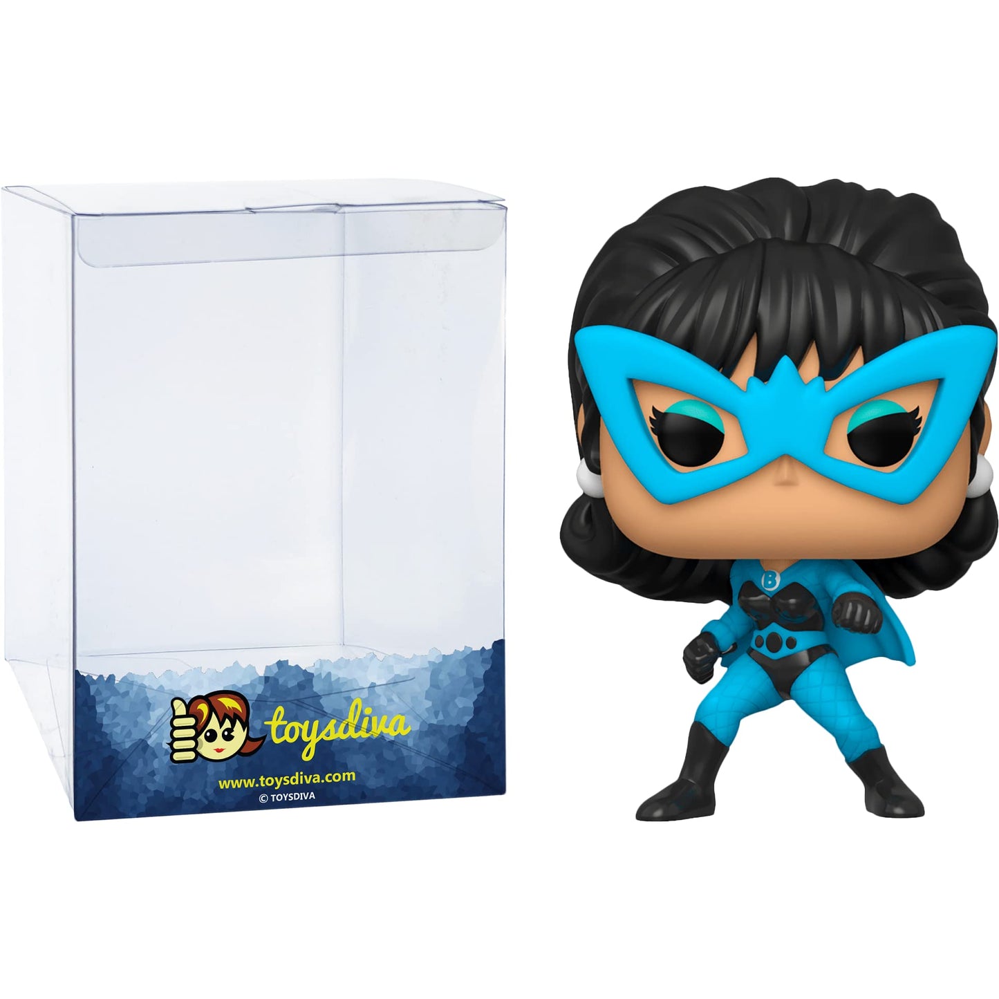 Funko Black Widow: P o p ! Vinyl Figurine Bundle with 1 Compatible 'ToysDiva' Graphic Protector (551-44502 - B)