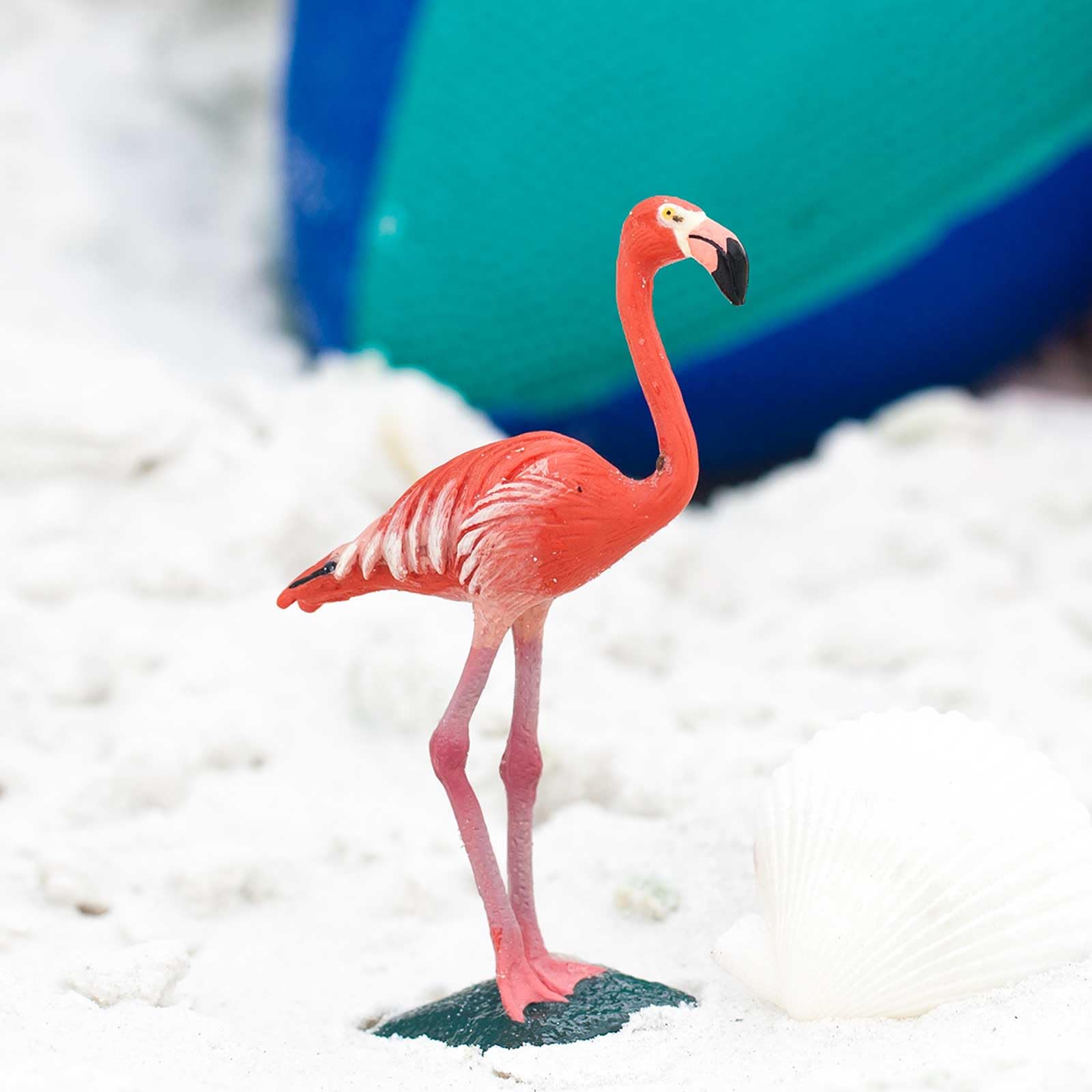 Safari Ltd. Flamingo Figurine - Hand-Painted, Lifelike 3.25" Model Figure - Fun Educational Bird Toy for Boys, Girls & Kids Ages 3+
