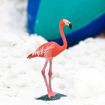 Safari Ltd. Flamingo Figurine - Hand-Painted, Lifelike 3.25" Model Figure - Fun Educational Bird Toy for Boys, Girls & Kids Ages 3+