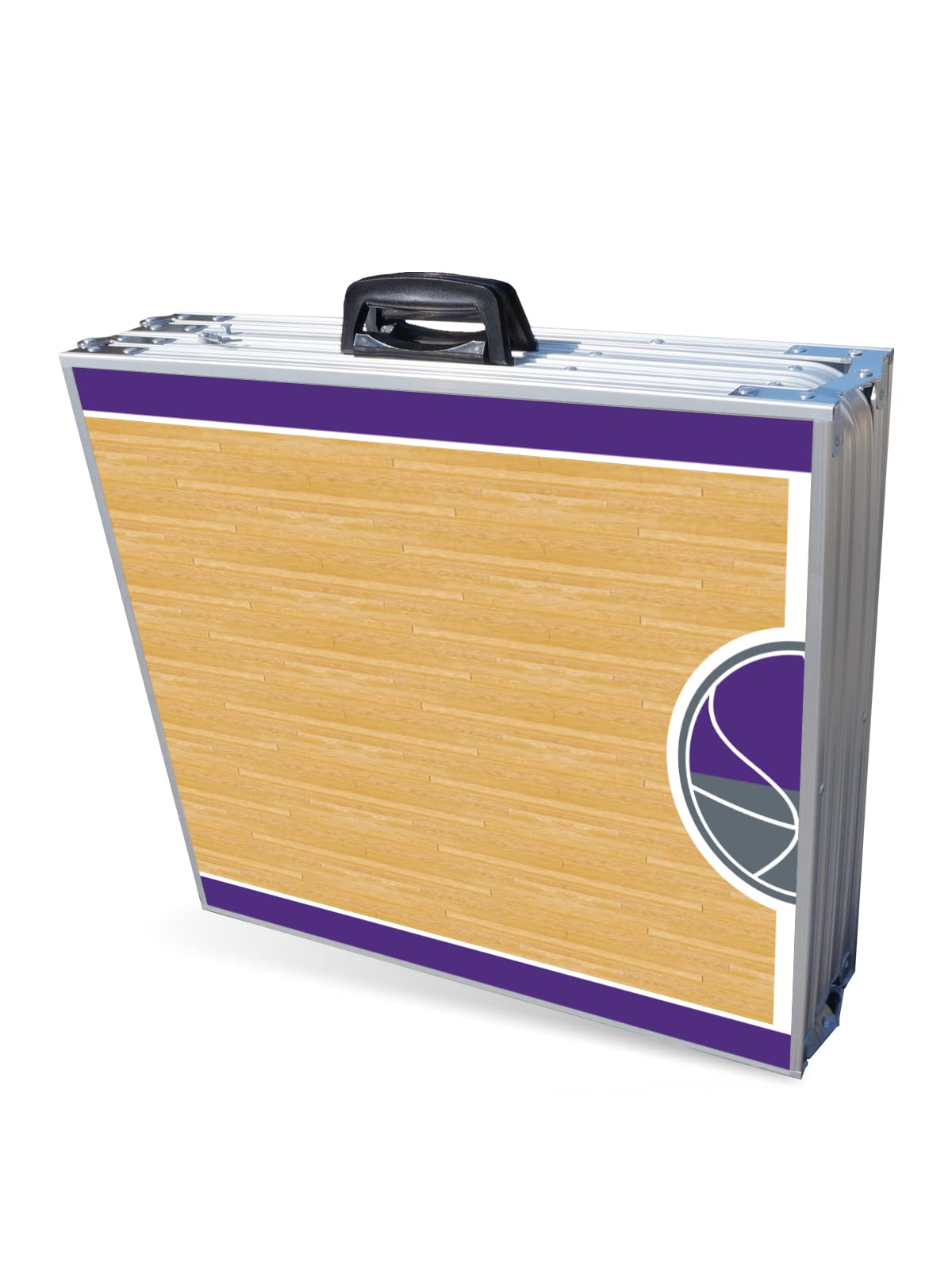 8-Foot Professional Beer Pong Table w/Cup Holes - Sacramento Basketball Court