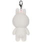 GUND LINE Friends Cony Rabbit Backpack Clip Plush Stuffed Animal, 5"
