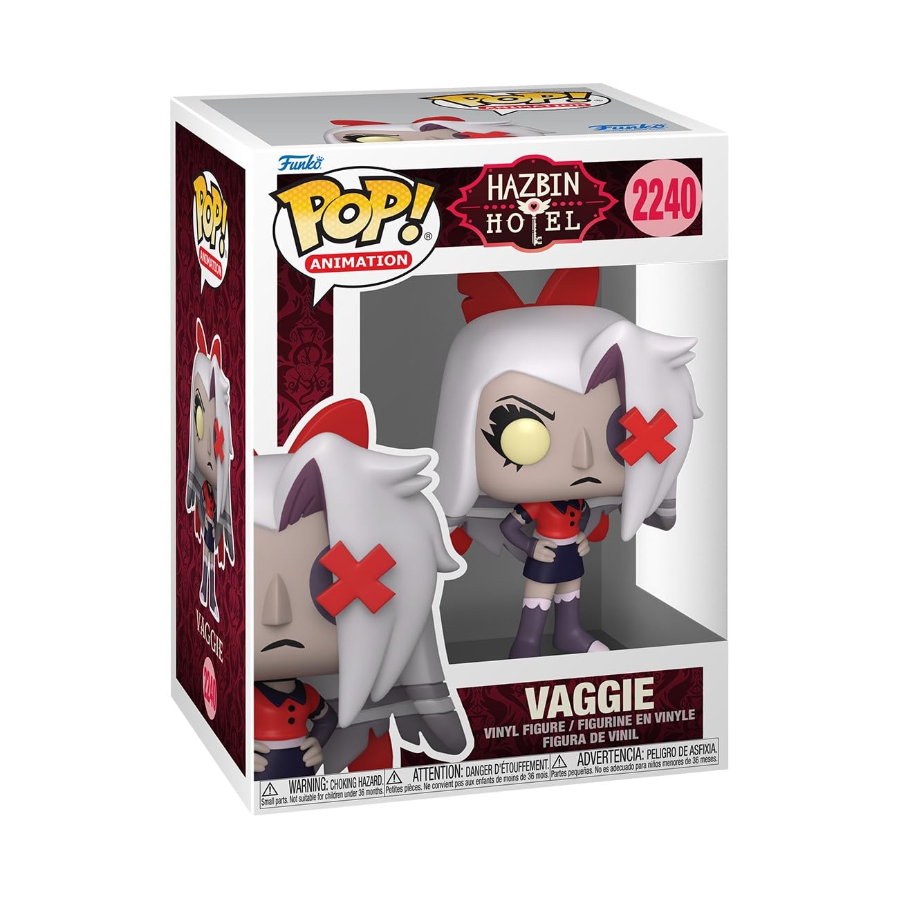 Funko Pop! Animation: Hazbin Hotel - Vaggie - 1/6 Odds for Rare Chase Variant - Collectable Vinyl Figure - Gift Idea - Official Merchandise - Toys for