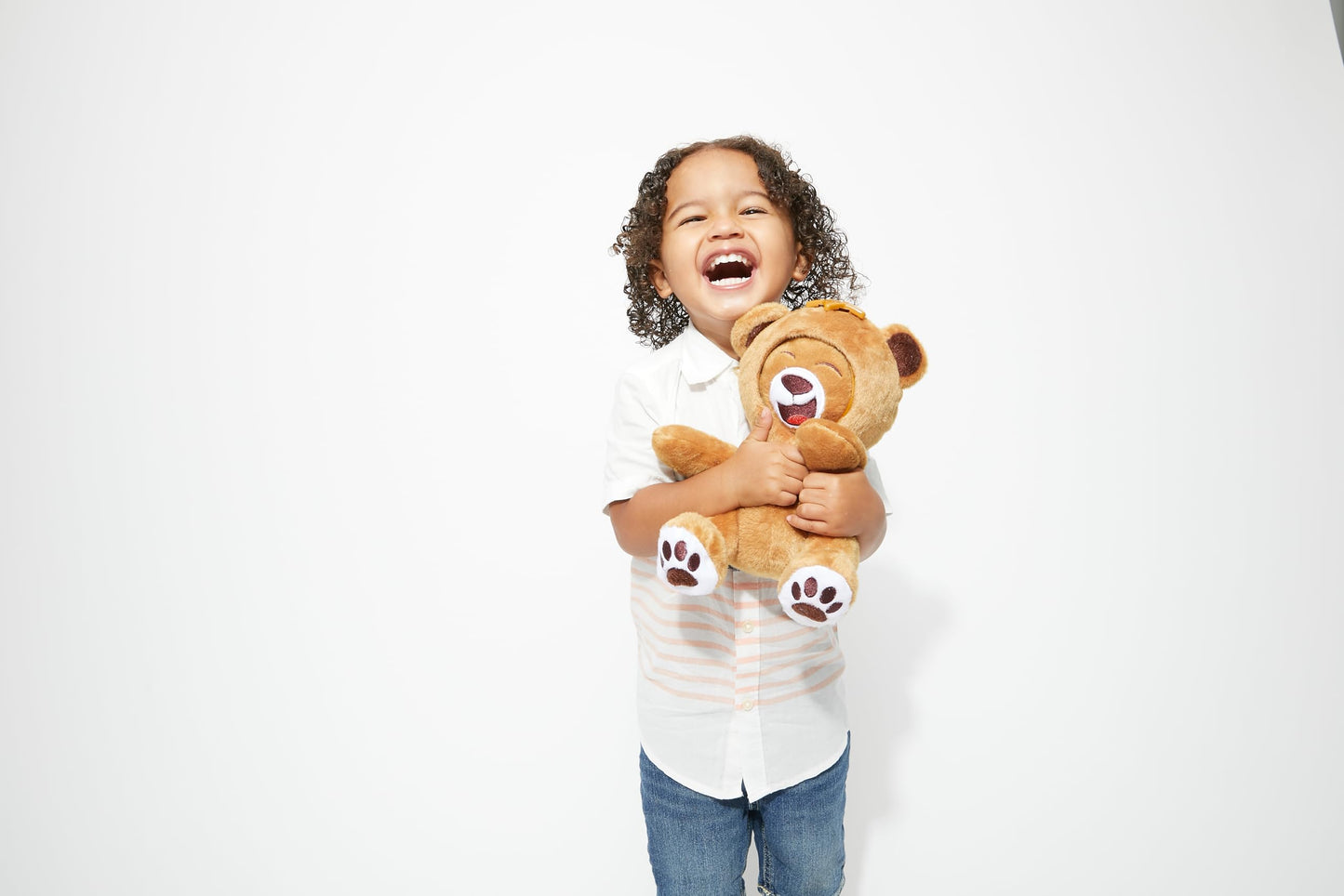 Sunny Days Entertainment, LLC. Moodles Cuddles Teddy Bear 12" Mood Flipping Soft Sensory Plushie Fidget Stuffed Animal, Birthday Gift Toddler and Kids