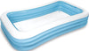 INTEX 58484EP Swim Center Inflatable Family Pool: 277 Gallon Capacity - 120" x 72" x 22" - Blue