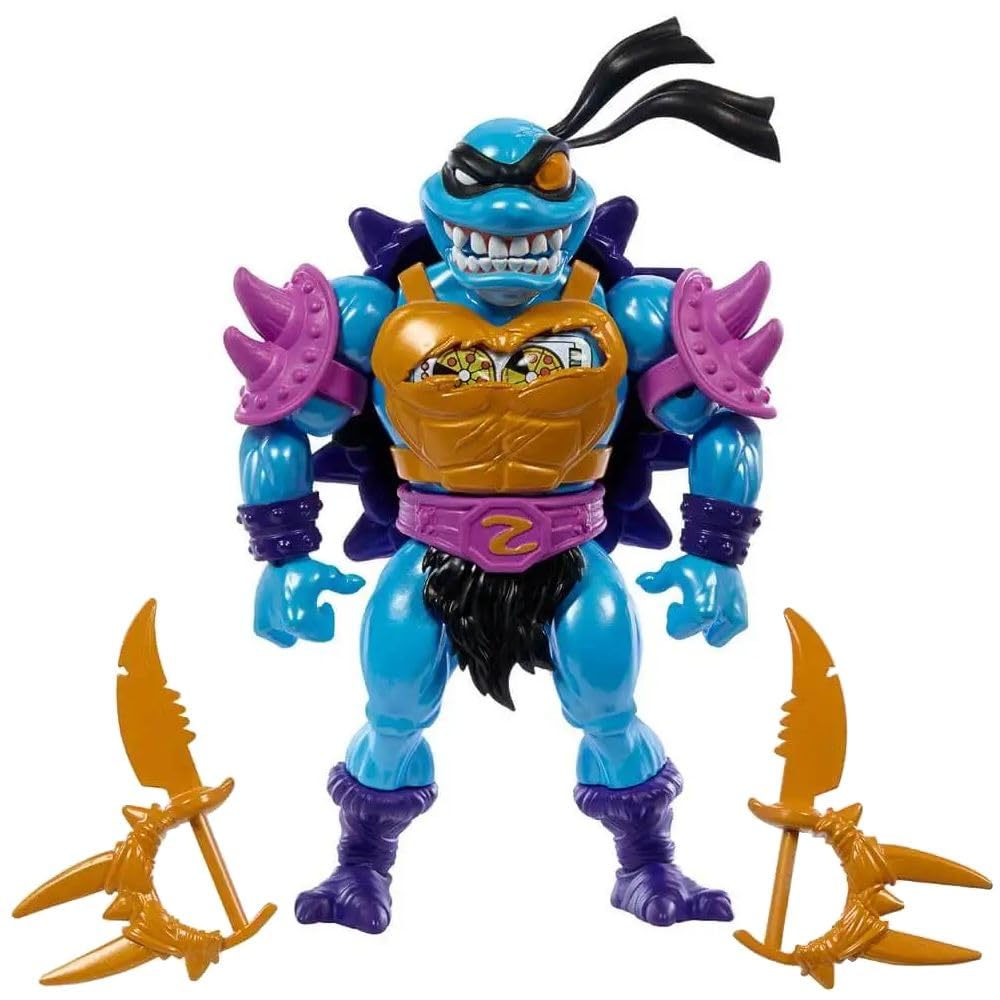 Masters Of Universe Origins Turtles Grayskull Deluxe Sla’Ker Action Figure, Motu TMNT Toy