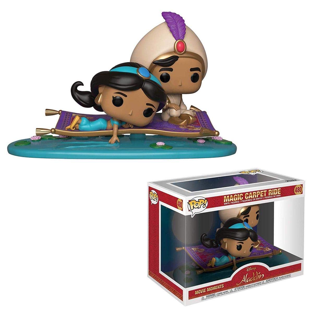 Funko 35760 Movie Moment: AladdinMagic Carpet Ride, Standard, Multicolor