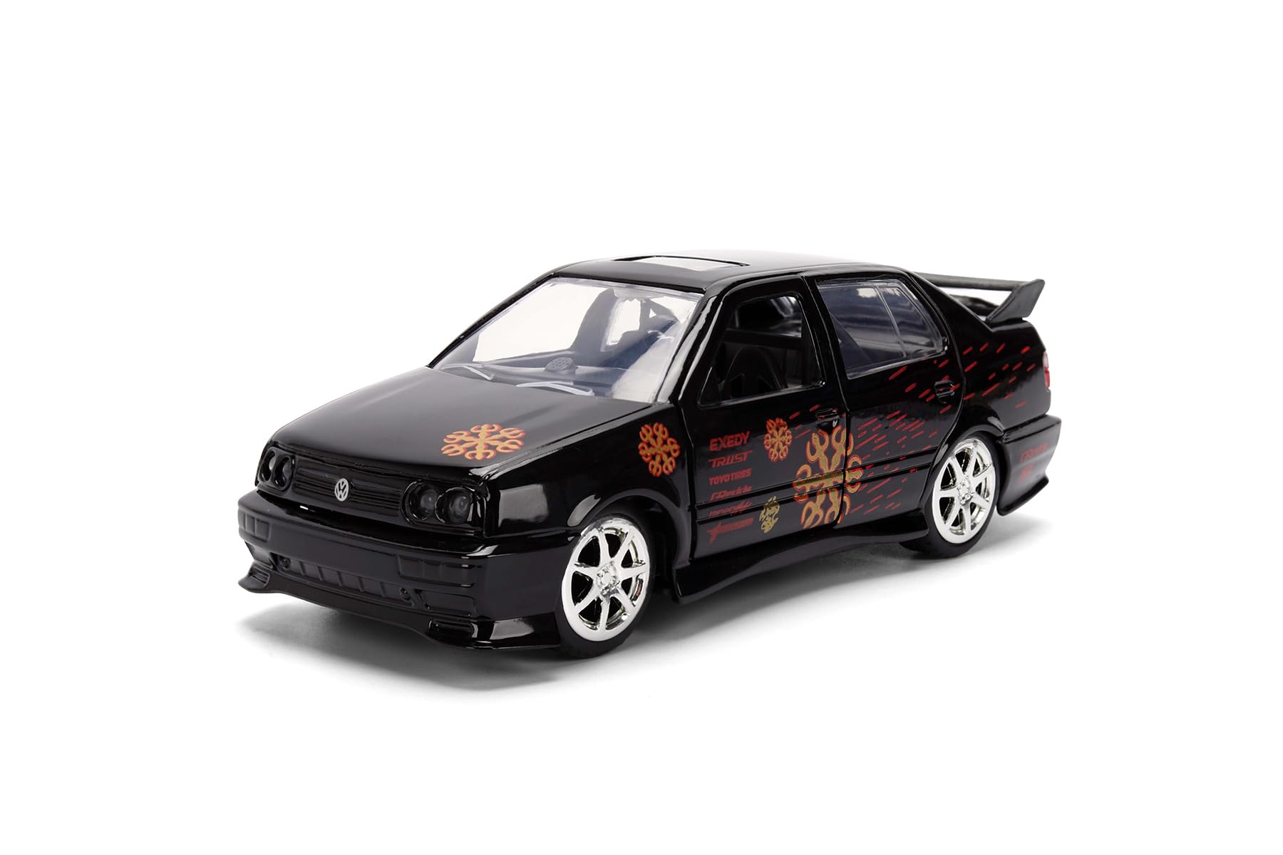 Jada 1995 Volkswagen Jetta, Fast & Furious Remix - 25th Anniversary Toys 35628-1/32 Scale Diecast Model Car