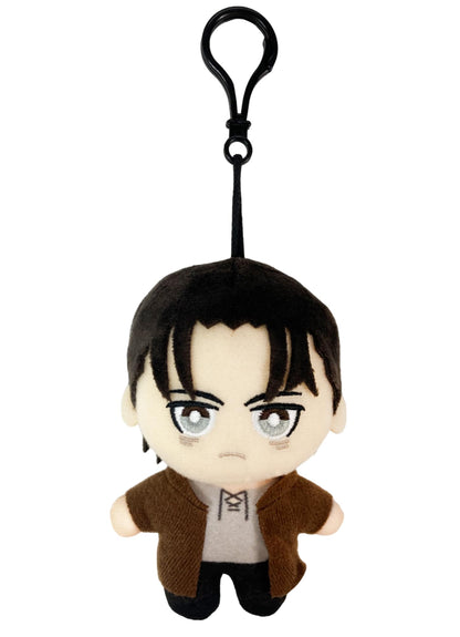 Great Eastern Entertainment Attack On Titan - Eren Yeager Mini Plush w/Hook Spring 4.5" H