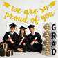2026 Graduation Banners Party Decorations Gold Glitter Graduations Banners