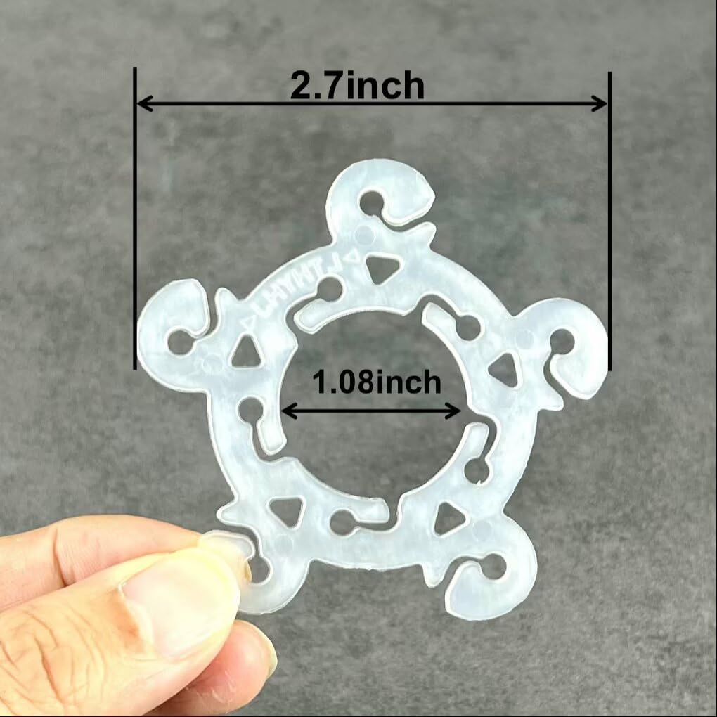LTHYHJ 80 Balloon Clips and 100 Dots Glue Points and a Tie, Connector, for wedding, parties, etc. Arch tool