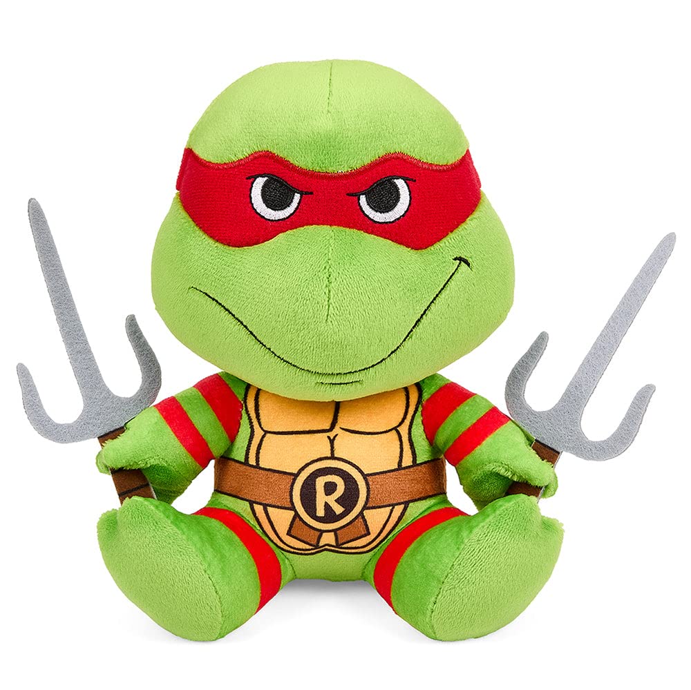 Kidrobot Teenage Mutant Ninja Turtles Raphael 7.5 Inch Phunny Plush