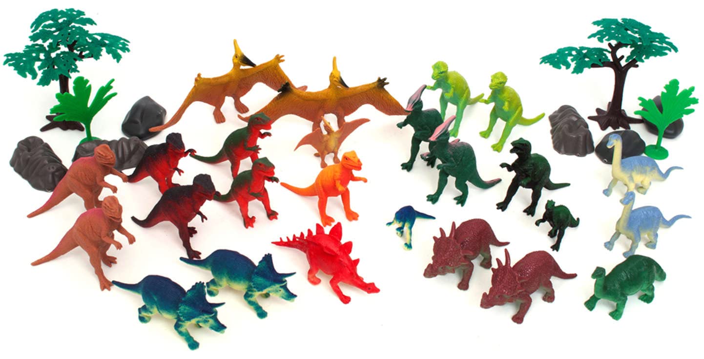 40-Piece Dinosaur Playset
