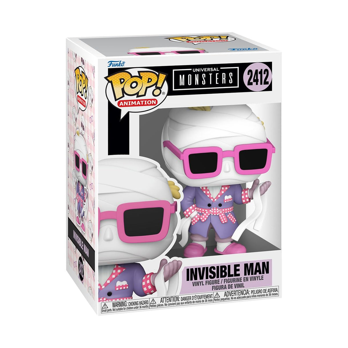 Funko POP! Movies: Universal Monsters - Invisible Man with Chase
