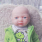 AISITE Full Silicone Baby Doll Girl - 18 Inch Realistic Platinum Silicone Reborn Baby Doll for Christmas and Birthday Gift (18 inch Girl Painted A)