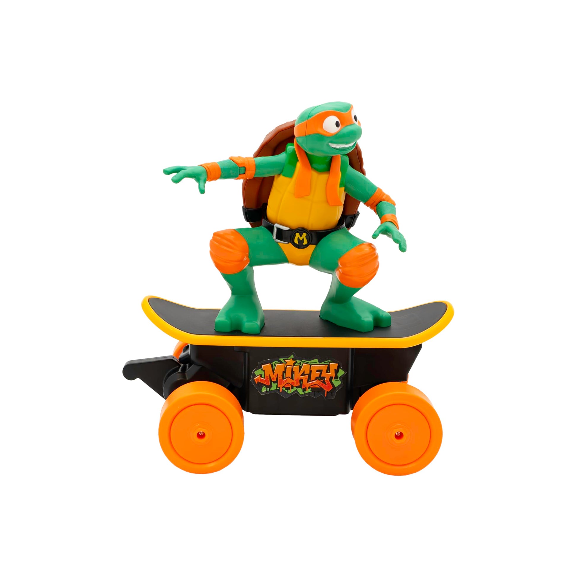 Teenage Mutant Ninja Turtles Mikey Cowabunga Skate RC Car Toy, Imitates Real Skate Tricks, Ages 5+