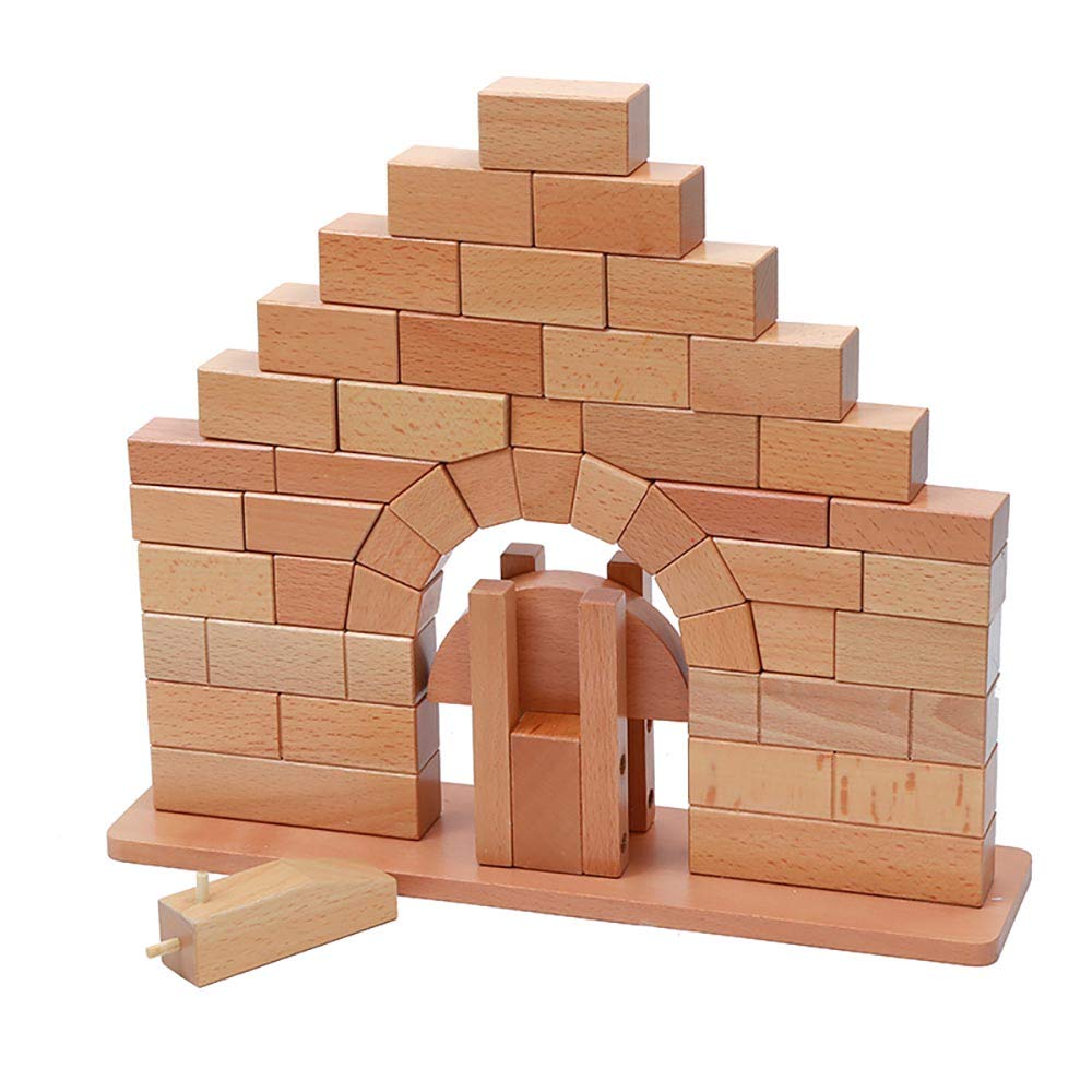 Kghios Montessori Toys Materials for Toddlers Roman Arch Bridge Science and Culture Teaching Materials Early Education Teaching Aids Children's Sense
