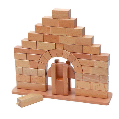 Kghios Montessori Toys Materials for Toddlers Roman Arch Bridge Science and Culture Teaching Materials Early Education Teaching Aids Children's Sense