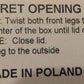 PolishArt Claddaugh - Secret Wooden Puzzle Box