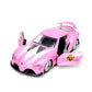 Jada Mighty Morphin Power Rangers 1:32 Toyota FT-1 Concept Die-cast Car with 1.65" Pink Ranger Figure, Toys for Kids and Adults