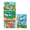 S&S Worldwide Sand Art Boards for Creating Sand Pictures, Great for Kids and All Ages, 3 Each of 4 Sea Life Designs, 5" x 7" Pack of 12. (Sand not