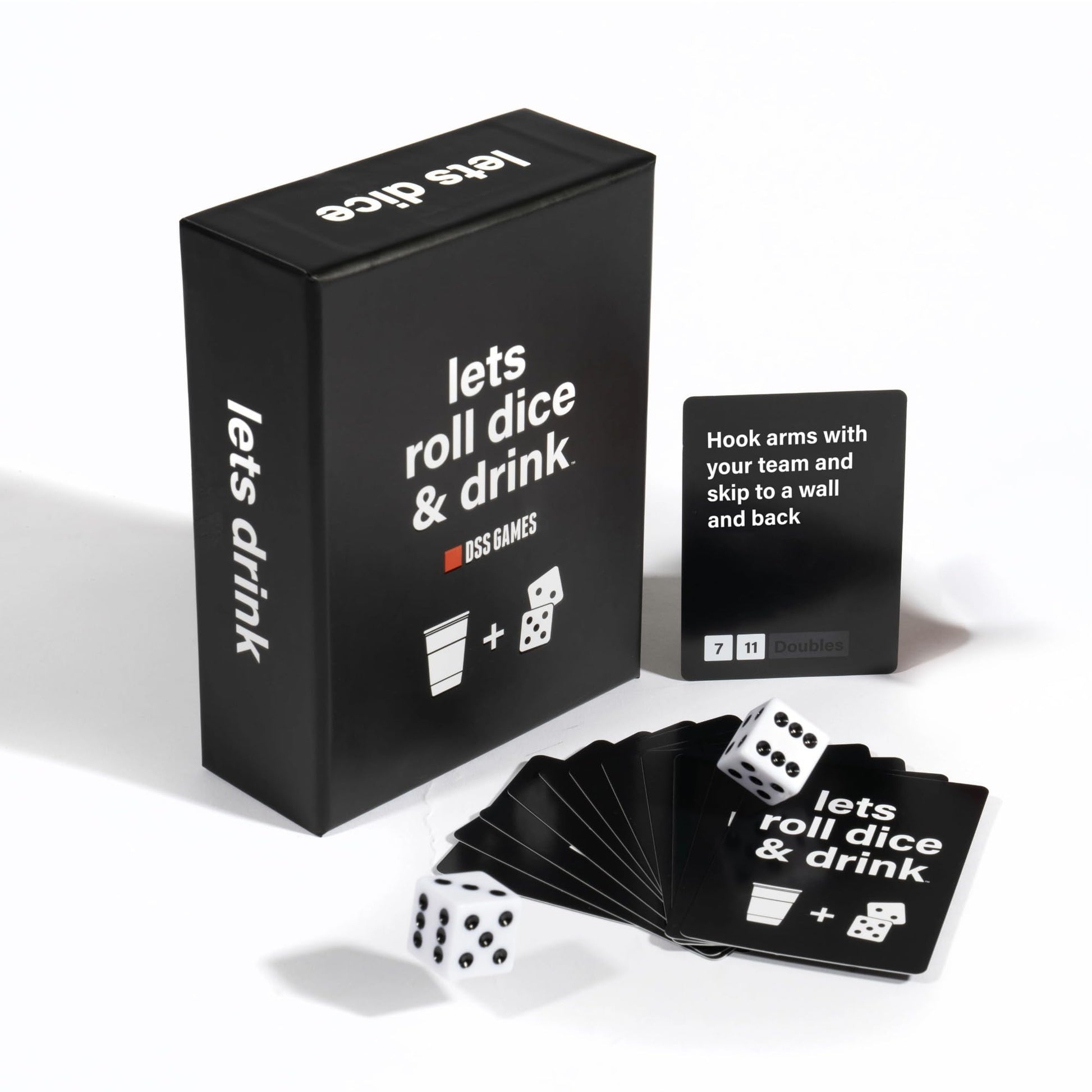 Lets Roll Dice & Drink | Drinking + Challenge Dice Game | Ages 21+