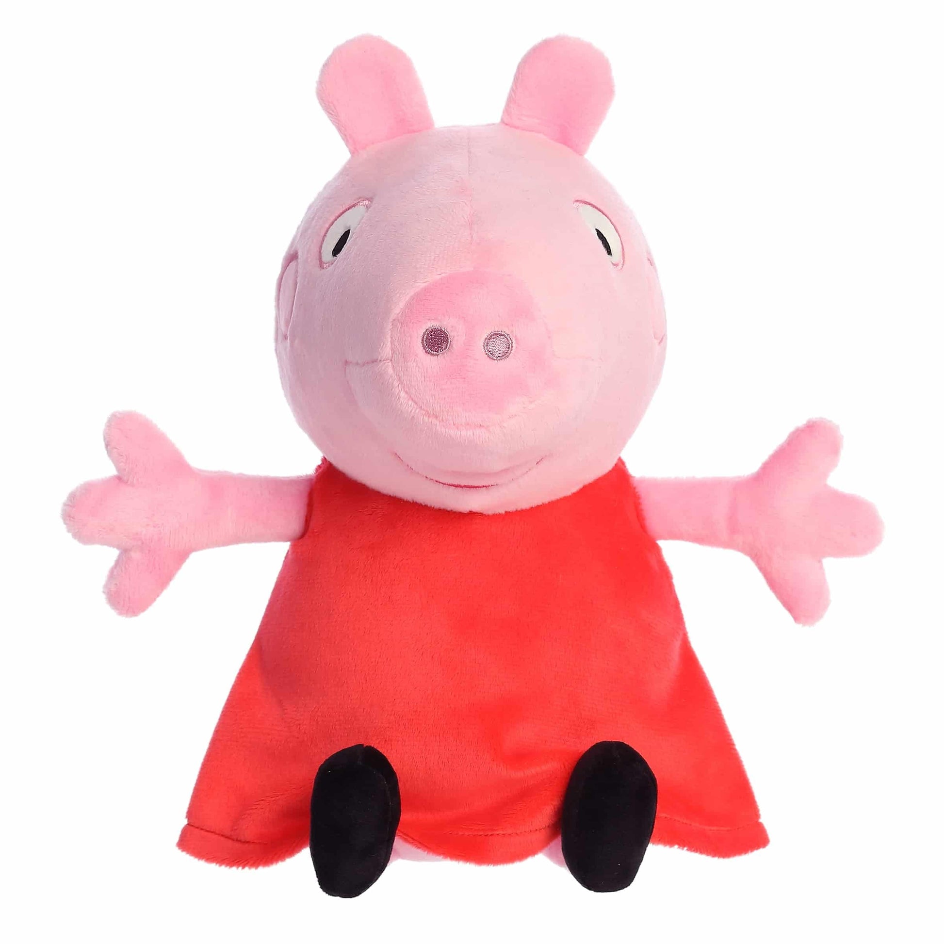 Aurora® Playful Peppa Pig™ Stuffed Animal - Officially Licensed Toys for All Fans - Perfect for Birthdays, Adults and Kids All Ages - Pink 9 Inches