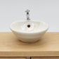 Dollhouse Miniature White Wash Basin, 1:12 Scale, Round Sink for DIY Furniture Accessories
