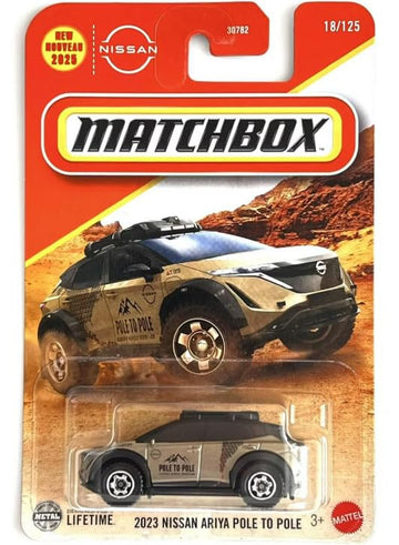 Matchbox 2023 Nissan Ariya Pole to Pole [Gold] 18/125 - New for 2025! 1:64 Scale Diecast Toy Vehicle