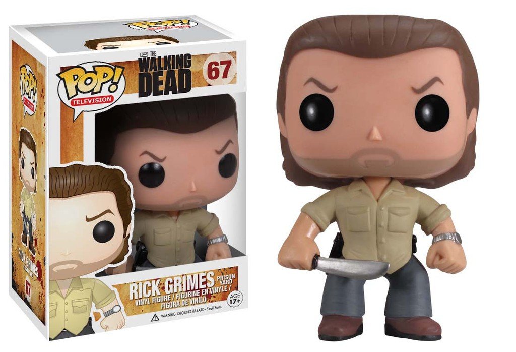 Funko POP Television Walking Dead: Prison Yard Rick Grimes Vinyl Figure