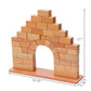 Kghios Montessori Toys Materials for Toddlers Roman Arch Bridge Science and Culture Teaching Materials Early Education Teaching Aids Children's Sense
