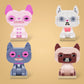 MAX Build More Premium Bricks Fuggler Alley Cats Collection (2 Pack) by ZURU, Plastic Building Brick Capsules for Teens and Adults, Collectible Cat