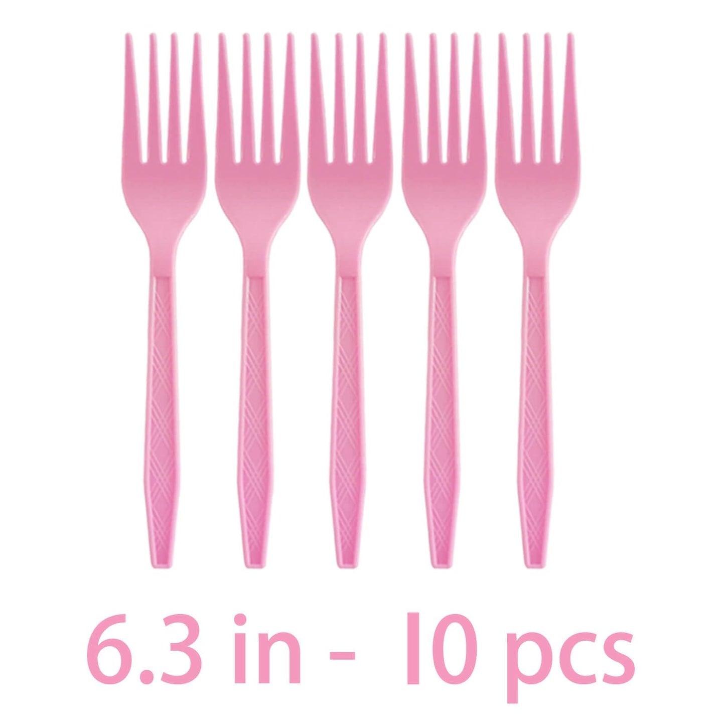 51 Pack Pink Cartoon Birthday Party Tableware Kit - Dessert Plates Napkins Tablecloth Tableware Kit for Girls 1st 2nd 3rd 4th 5th 6th Birthday Party