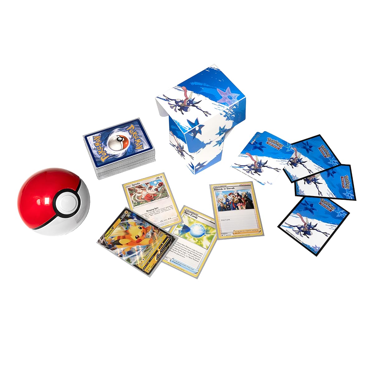 Ultra Pro - Greninja Full View Deck Box® for Pokémon, Rigid Gaming Card Protection Accessory Solution Storage Container Deck Divider Included