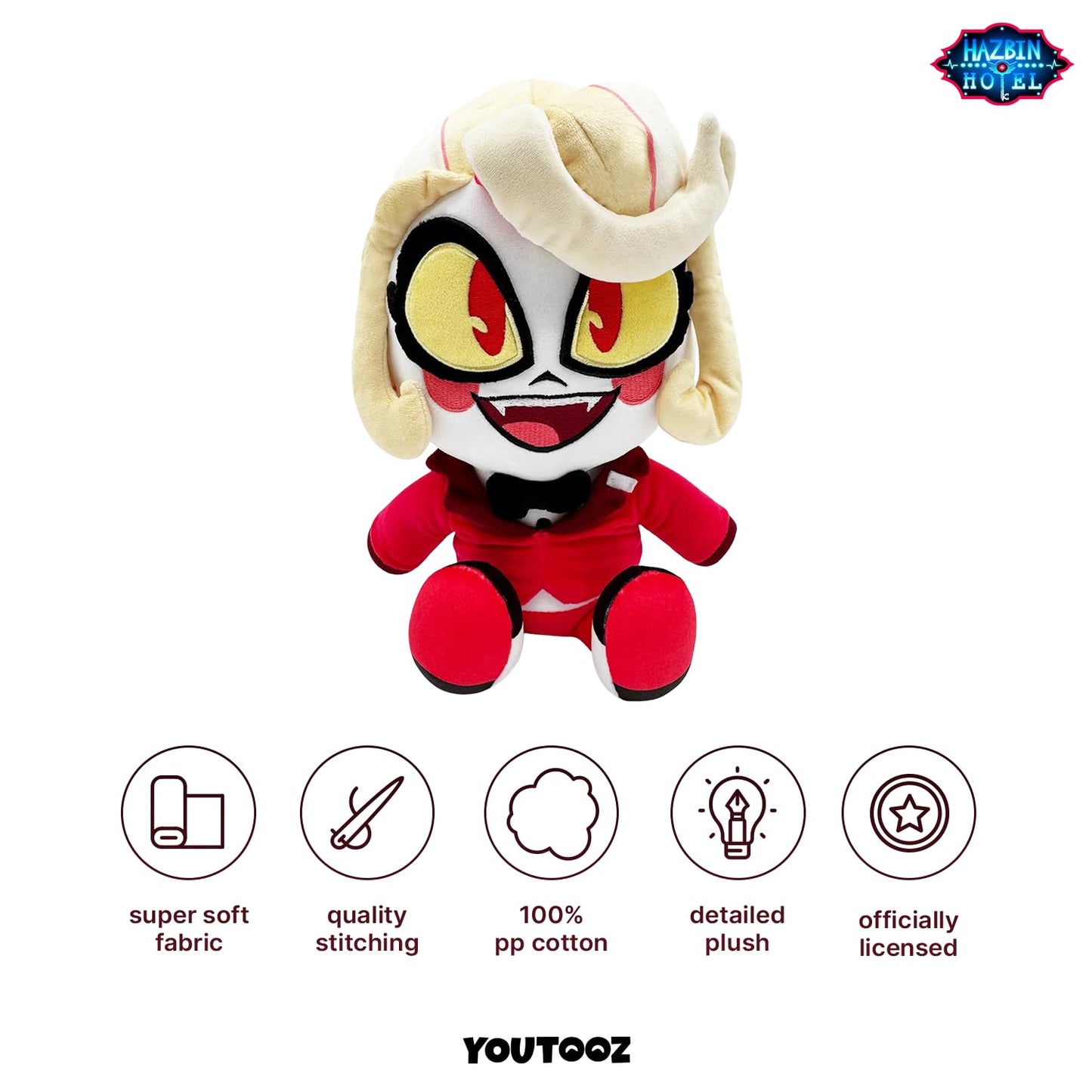 Youtooz Charlie Morningstar Plush, 9-Inch Collectible Plush from Hazbin Hotel