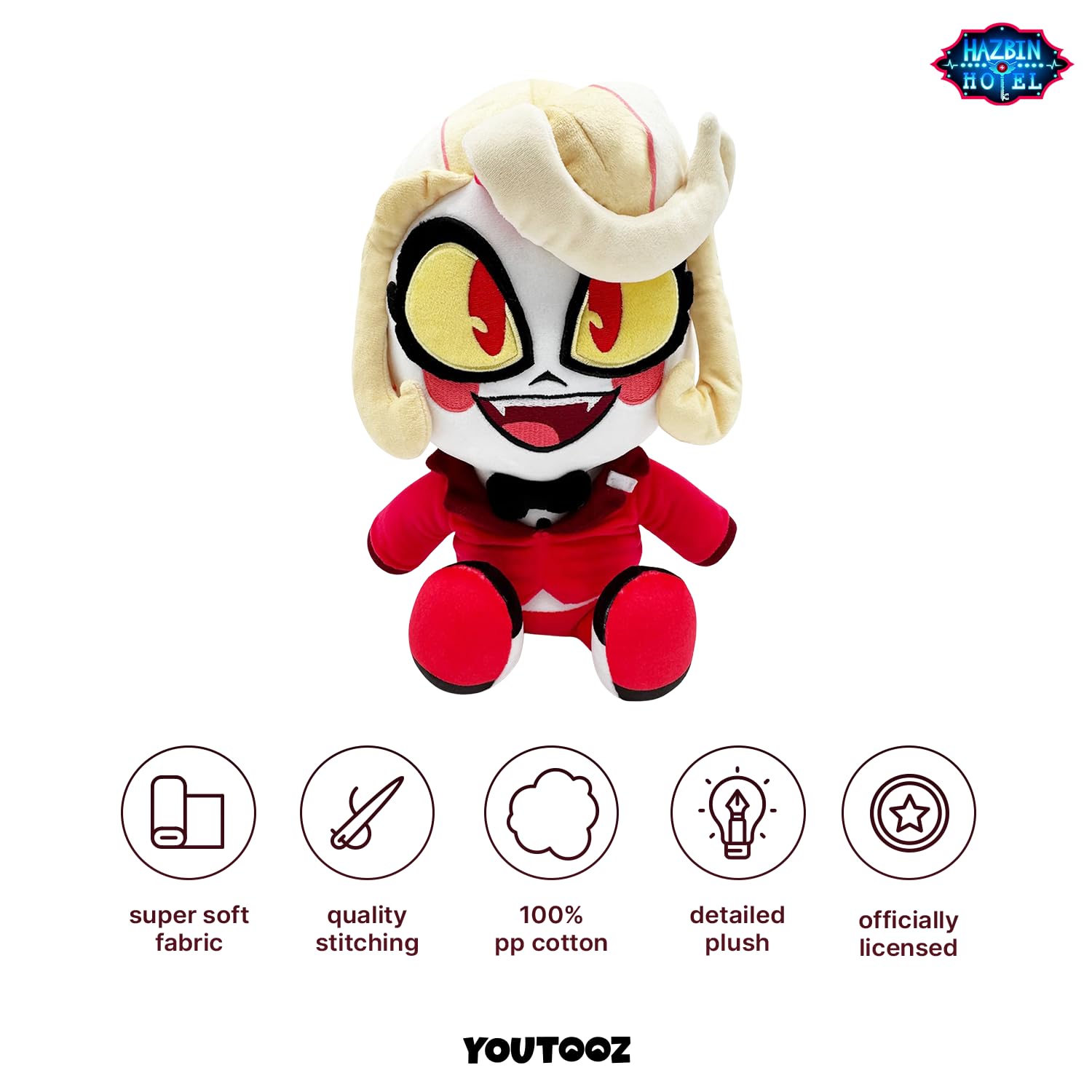 Youtooz Charlie Morningstar Plush, 9-Inch Collectible Plush from Hazbin Hotel