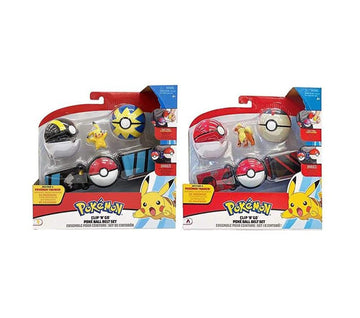 Pokemon 95283 PKW - Clip 'n' Go Poke Ball Belt Set (Assortment), Multi