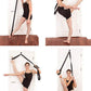 Xemz Leg Stretch Strap, Adjustable Leg Stretcher Band w/Door Anchor, Improve Leg Stretching Door Flexibility Trainer, Home Stretching Equipment