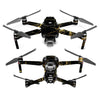 MightySkins Skin Compatible with DJI Mavic 2 Pro or Zoom - Black Gold Marble | Protective, Durable, and Unique Vinyl Decal wrap Cover | Easy to Apply