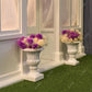 iLAND Miniature Dollhouse Accessories, 2pcs Dollhouse Plants w/Dry Flowers (2pcs Mini Urn Planters w/Flowers)