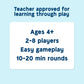 Junior Storyteller - Conversation Card Game for Kids 4-8, Family Game for Kids, Teens and Adults, Educational Toy, Learning Activity & Speech Therapy