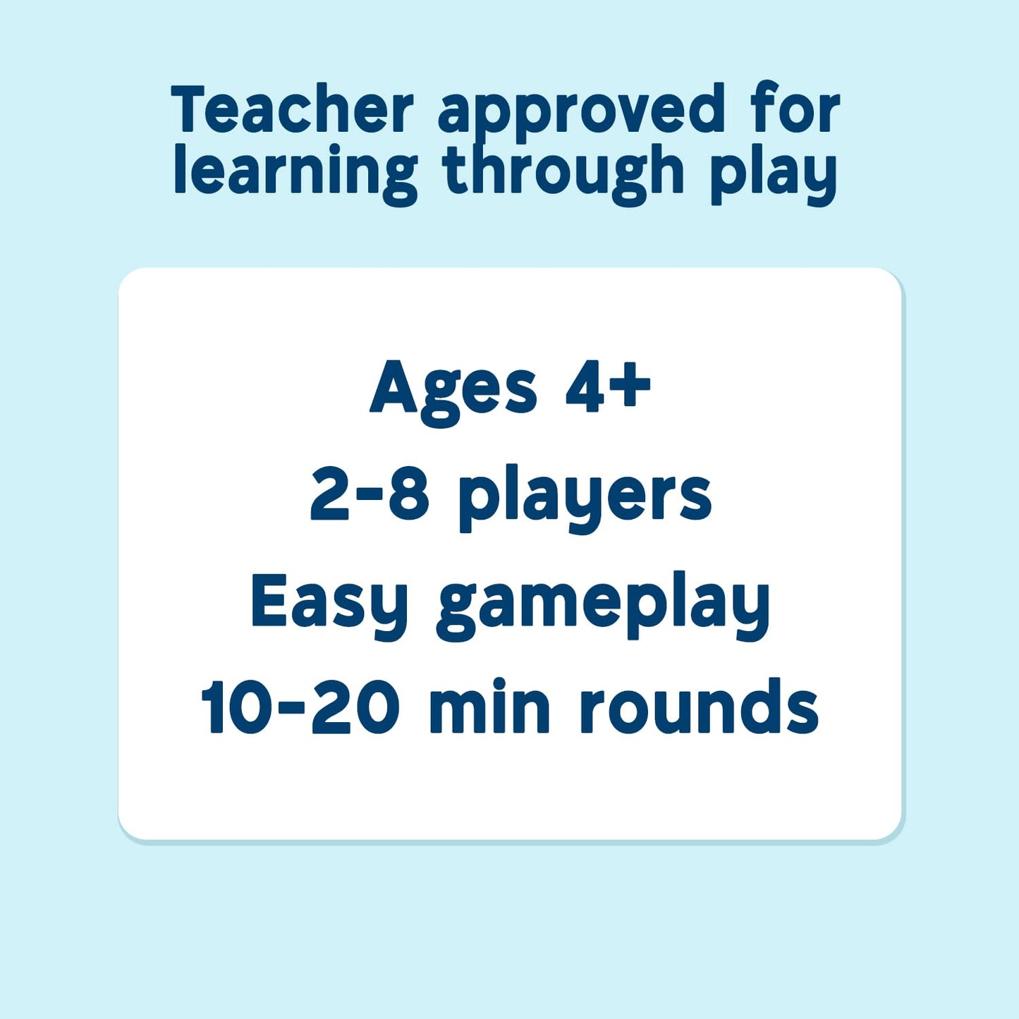Junior Storyteller - Conversation Card Game for Kids 4-8, Family Game for Kids, Teens and Adults, Educational Toy, Learning Activity & Speech Therapy