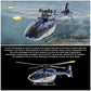 C187 EC-135 RC Helicopter for Adults, 1:48 2.4G 4CH Single Flybarless Direct-Drive RC Helicopter Outdoor, RC Aircraft Optical Flow Positioning 6-axis